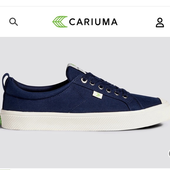 Cariama Women Low Top Navy Canvas Sneakers size 8.5 - Picture 1 of 10